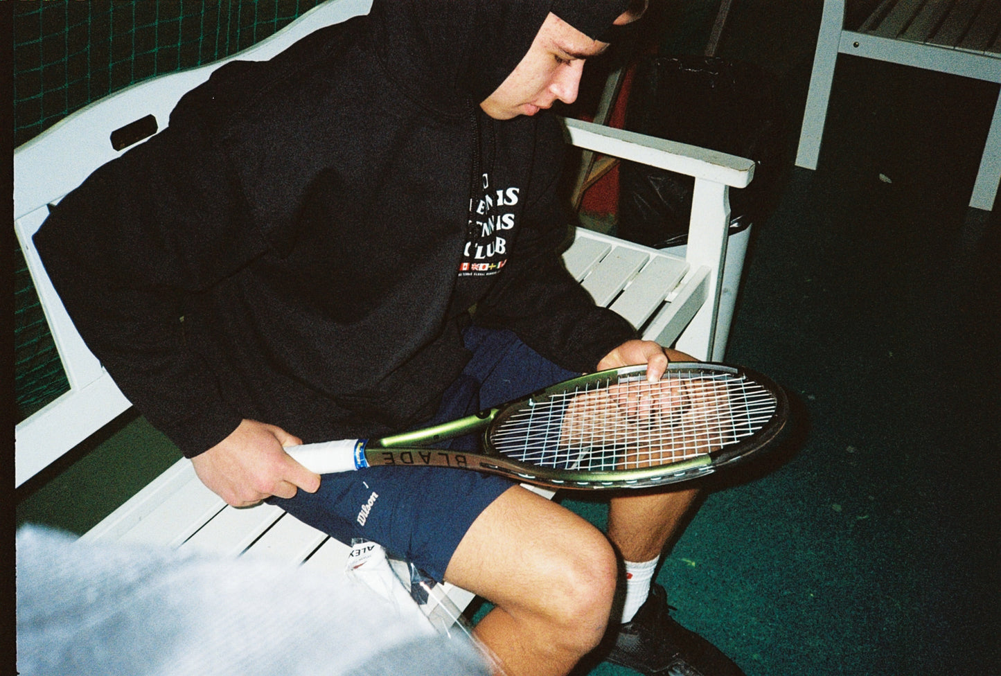 No Tennis Flag Hood