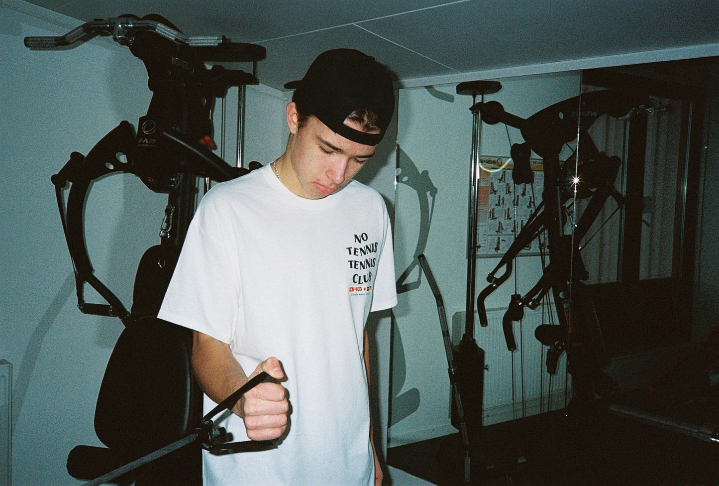 No Tennis Flag tee wht