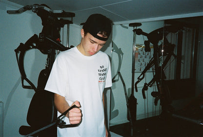 No Tennis Flag tee wht